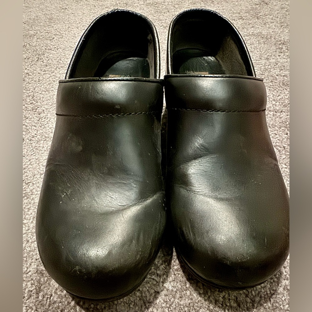 Black Dansko clogs